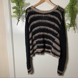 free people oversized chunky knit sweater